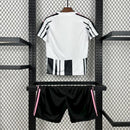 Kit Infantil Juventus 25/26 –  Branco/Preto