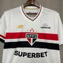 Camisa São Paulo Casa 25/26 -Torcedor Masculina branco