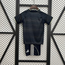 Kit Infantil Real Madrid 25/26– Away Preto