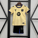 Kit Infantil Barcelona 25/26 –  Away Bege