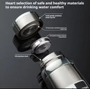 Garrafa 1000ml Inox Térmica Com Infusor Prata