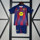 Kit Infantil Casa Barcelona 25/26 –  Azul/Vermelho