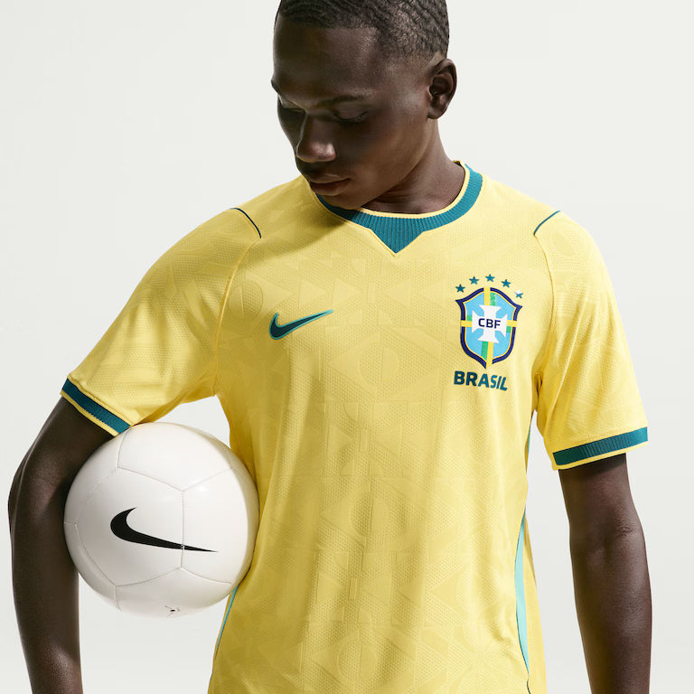 Camisa Brasil Nike I COPA 2026/27 Jogador Masculina Amarela (PRONTA ENTREGA)
