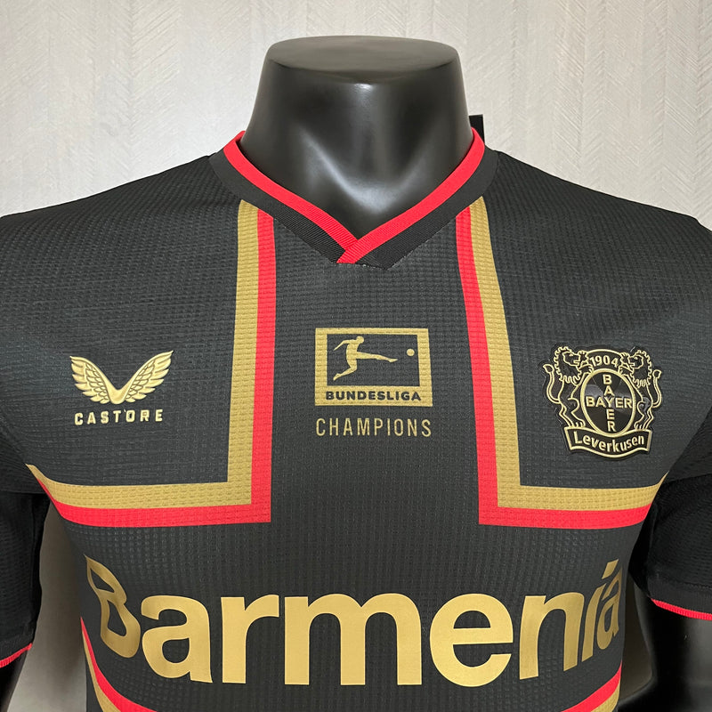 Camisa Black Bayer Leverkusen 24/25 - Torcedor Masculina