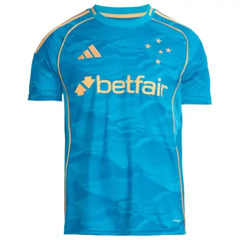 Camisa Cruzeiro III 25/26 - Torcedor Adidas Masculina - Azul (PRONTA ENTREGA)