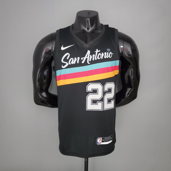 Regata NBA San Antonio Spurs #22 Gay - City Edition Black