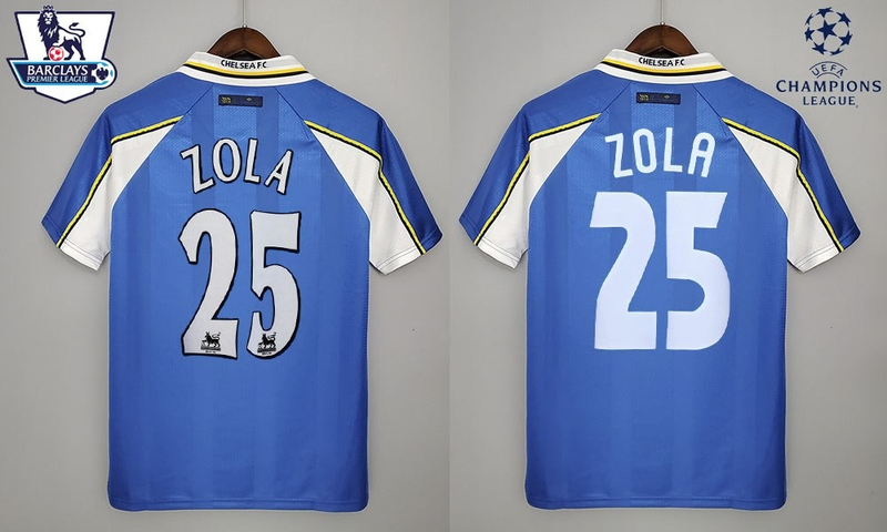 Camisa Retro Chelsea 97-99 - Torcedor Masculina