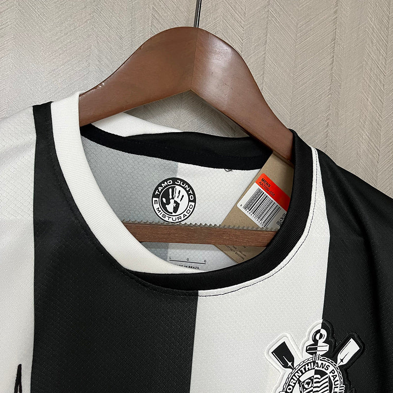 Camisa Nike Corinthians Uniforme III 24/25 Masculina - Preto Branco