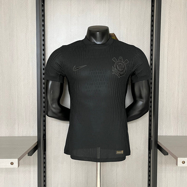 Camisa Corinthians All Black  24/25  - Nike Versão Jogador Preta