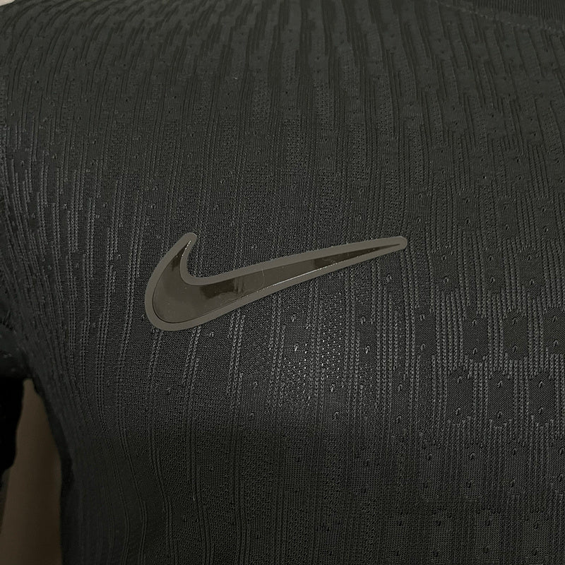 Camisa Corinthians All Black  24/25  - Nike Versão Jogador Preta