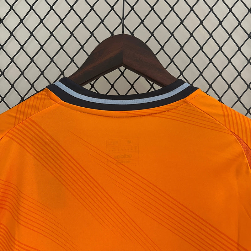 Camisa Real Madrid  24/25 Torcedor Adidas Masculina- Laranja