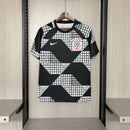 Camisa Nike Corinthians II Pro 25/26 Masculina - Preto+Branco
