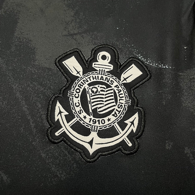 Camisa Nike Corinthians PRÉ JOGO 25/26 Masculina - Preto+Branco
