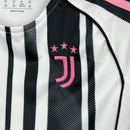 Kit Infantil Juventus 25/26 –  Branco/Preto