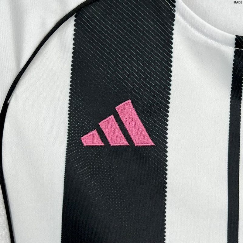 Kit Infantil Juventus 25/26 –  Branco/Preto