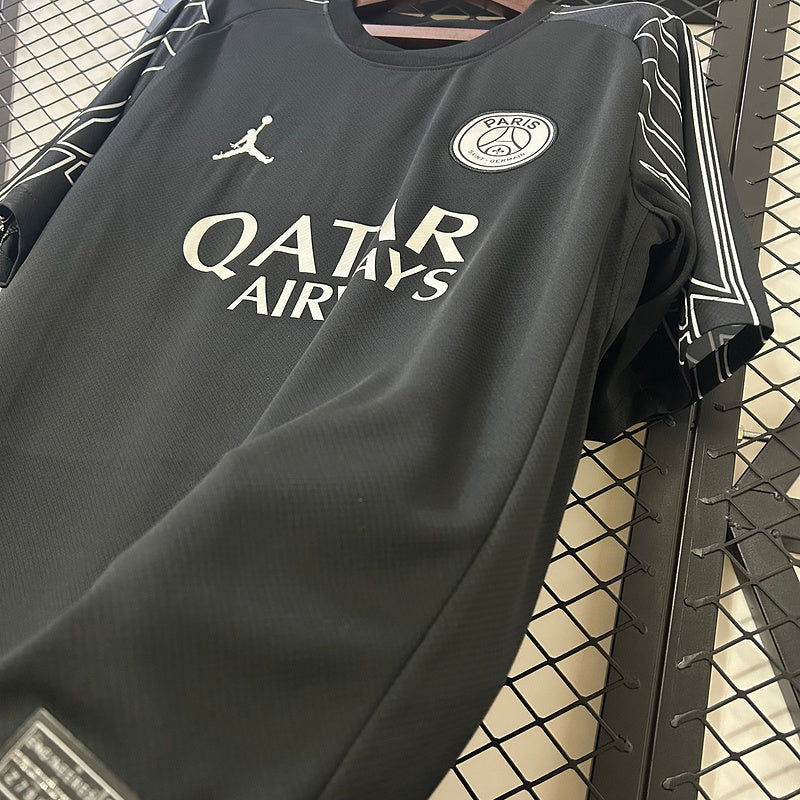 Camisa PSG 25/26 Especial Preta - Nike Jordan Torcedor Masculina