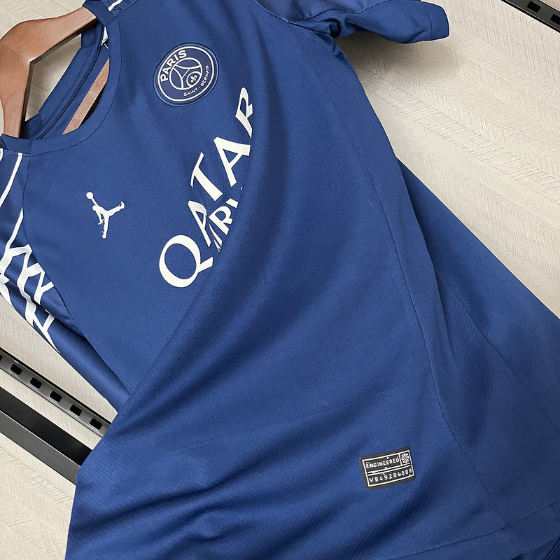 Camisa PSG IV 24/25 - Nike Jordan Torcedor Masculina Azul