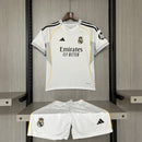 Kit Infantil Real Madrid 25/26 –  Branco casa
