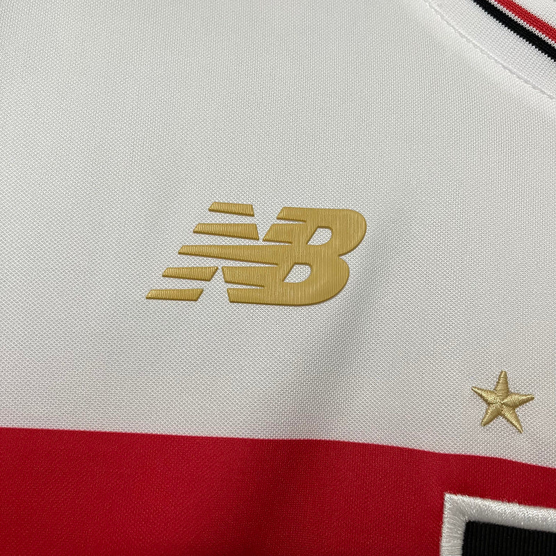 Camisa São Paulo Casa 25/26 -Torcedor Masculina branco