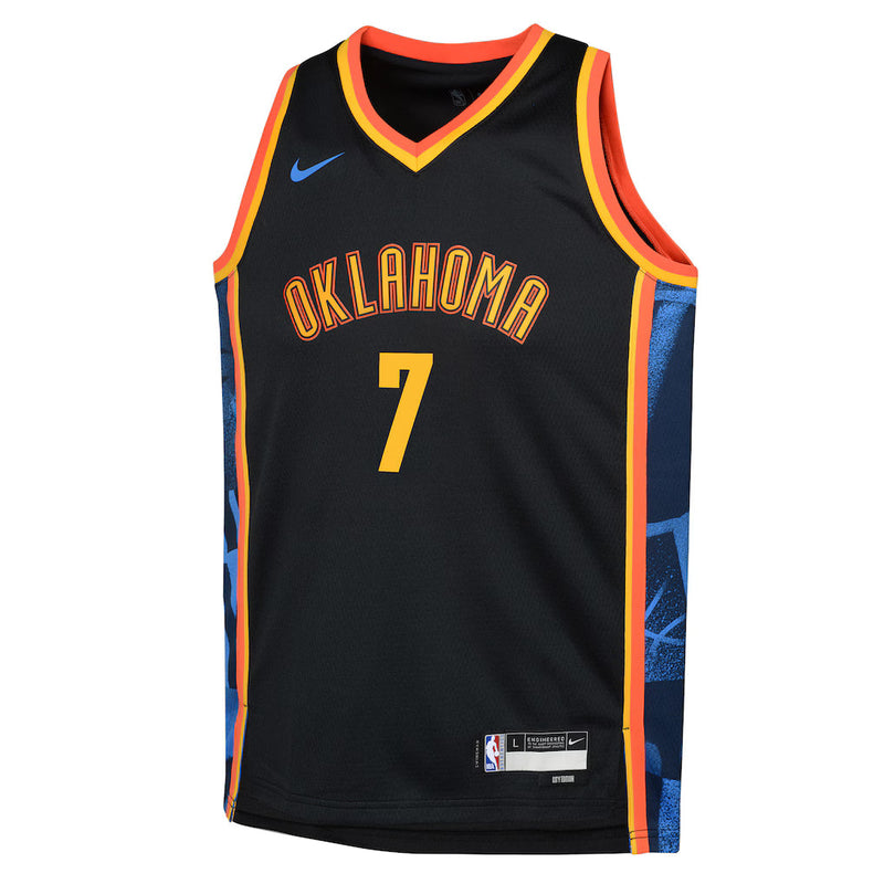 Regata NBA Oklahoma City Thunder - Preta - HOLMGREN 7