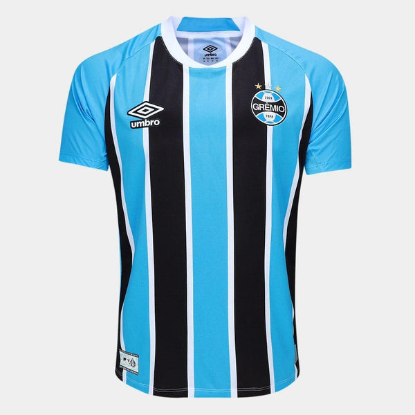 Camisa Grêmio I 25/26 Torcedor Umbro Masculina - Azul+Preto