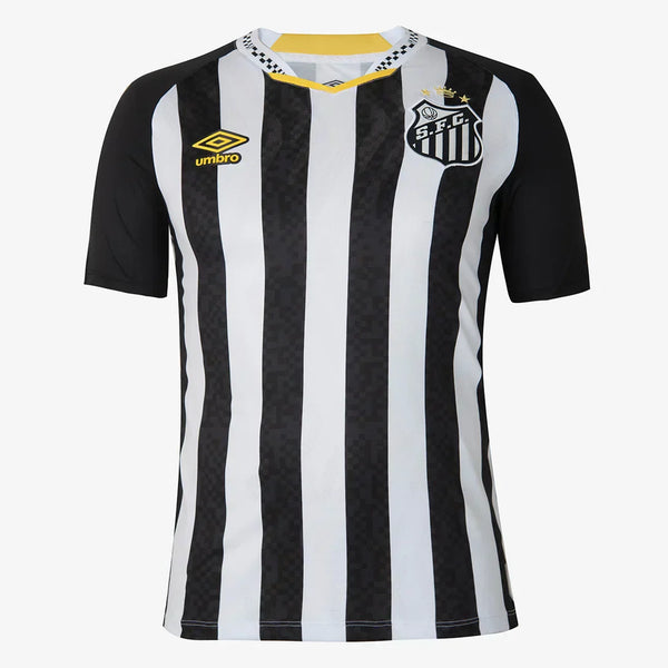 Camisa Santos II 25/26 Torcedor Umbro Masculina - Preto+Branco