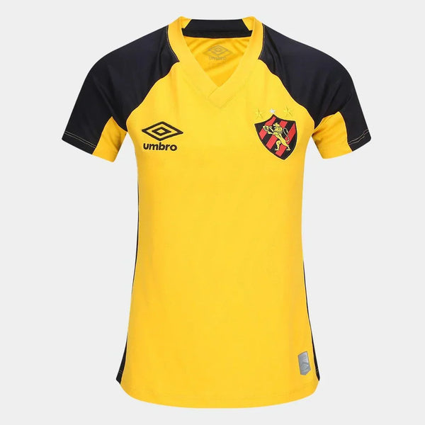 Camisa Sport II 25/26 s/n Torcedor Umbro Feminina - Amarelo+Preto