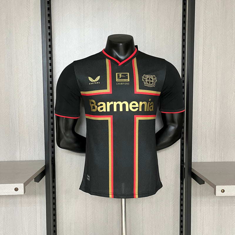 Camisa Black Bayer Leverkusen 24/25 - Torcedor Masculina