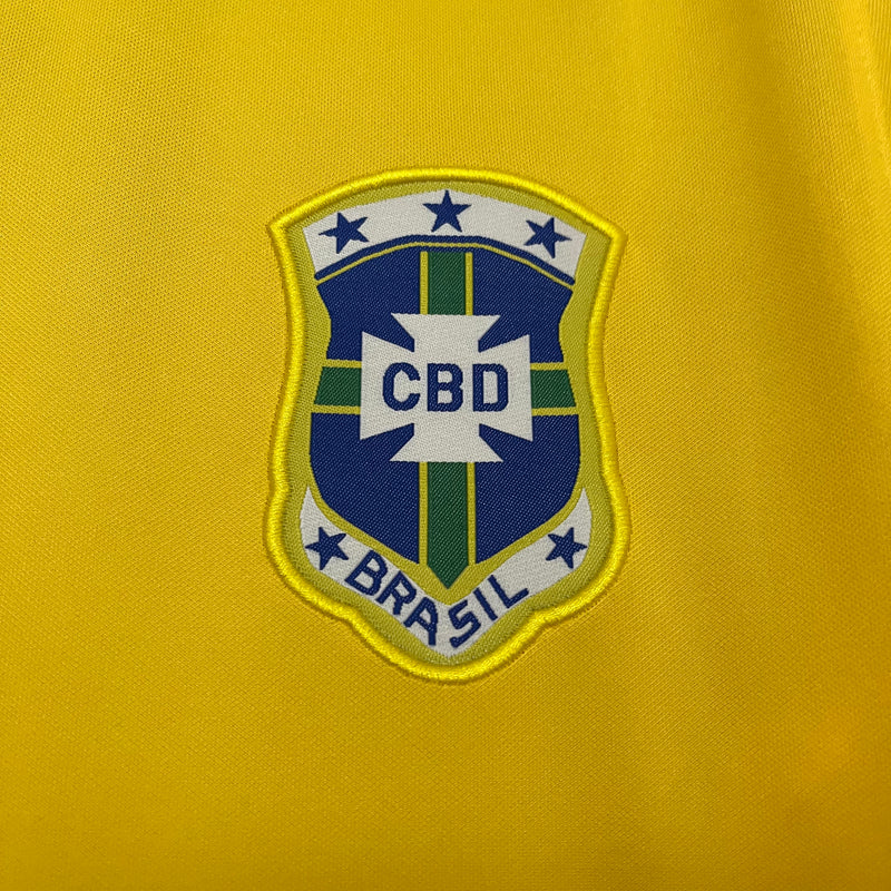 Camisa Retro Brazil 1977 - Torcedor Masculina