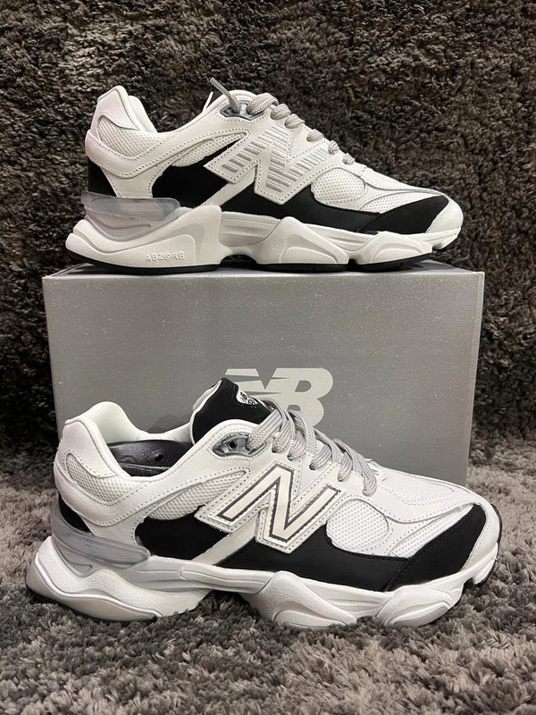 Tênis New Balance 9060 Branco com preto - Feminino