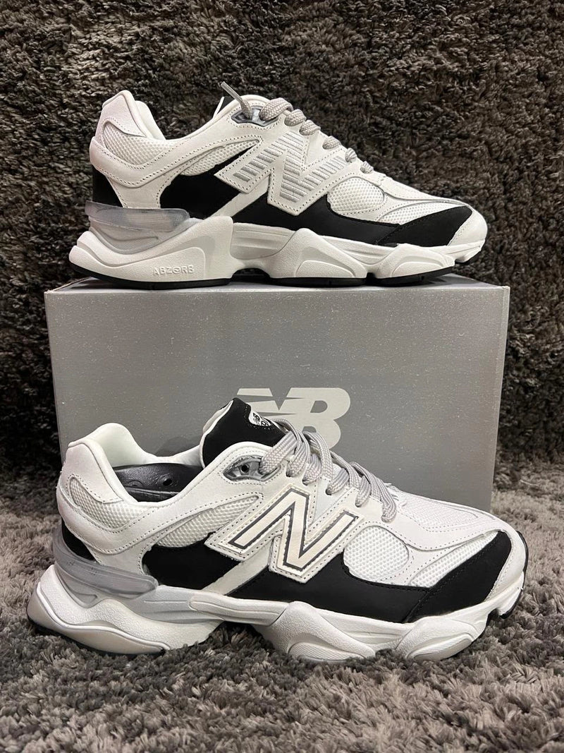 Tênis New Balance 9060 Branco com preto - Feminino