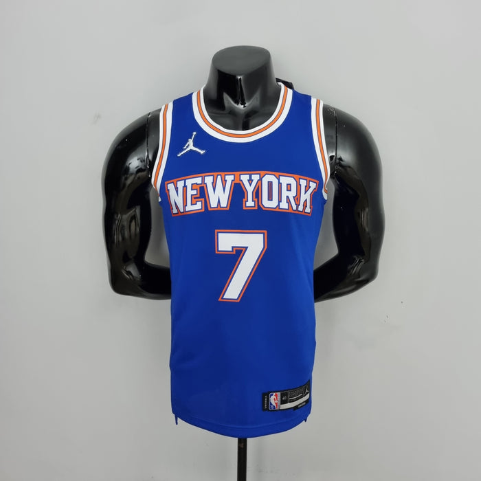 Regata NBA NY Knicks #7 Anthony - 75° Aniversário Limited Blue