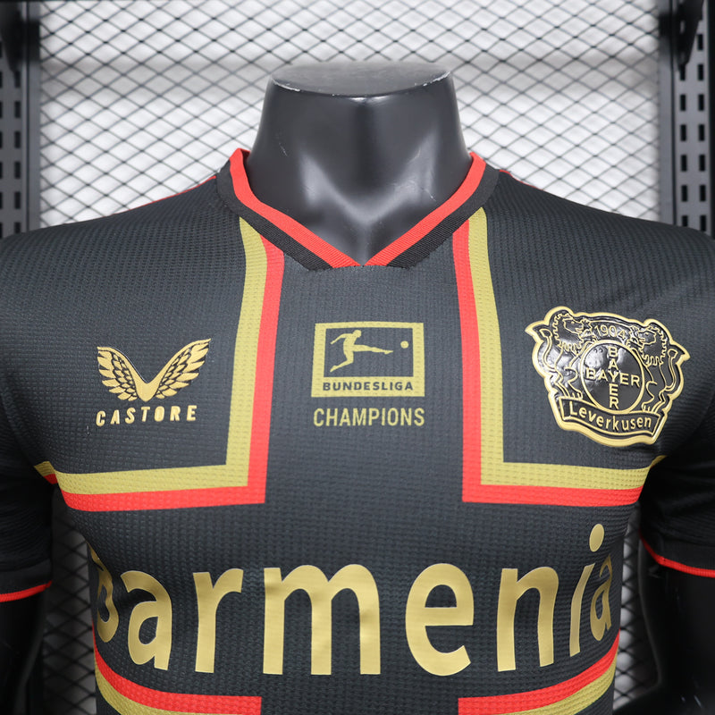 Camisa Bayer Leverkusen Edição Campeão 24/25 - Jogador Masculina