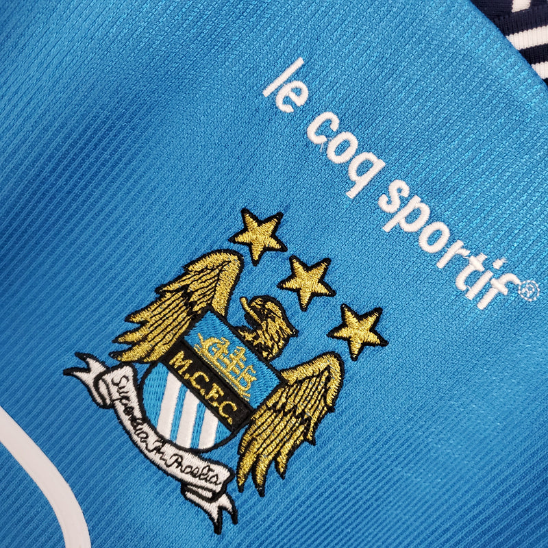 Camisa Retro Manchester City 99/01- Torcedor Masculina
