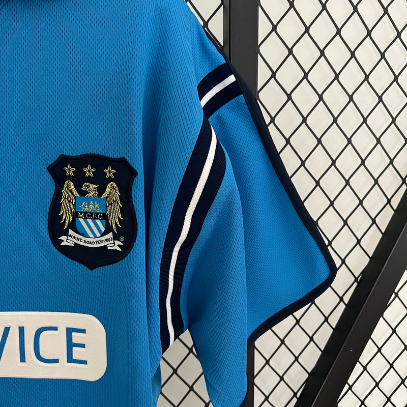 Camisa Retro Manchester City 02-03  - Torcedor Masculina