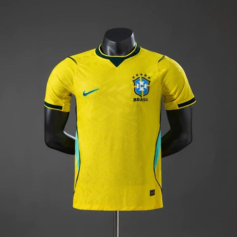 Camisa Brasil I COPA 2026 Jogador Nike Masculina - Amarela - Versão Vazada (PRONTA ENTREGA)