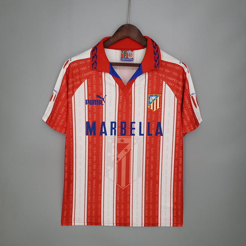 Camisa Retro Atletico Madrid 95/96 - Torcedor Masculina