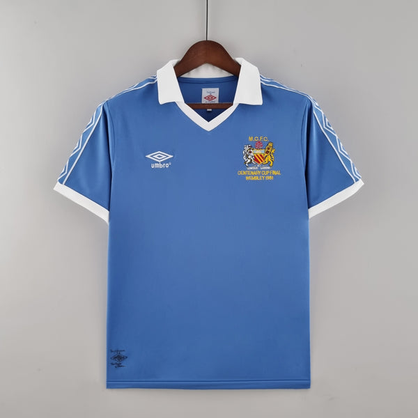 Camisa Retro Manchester City 81  - Torcedor Masculina