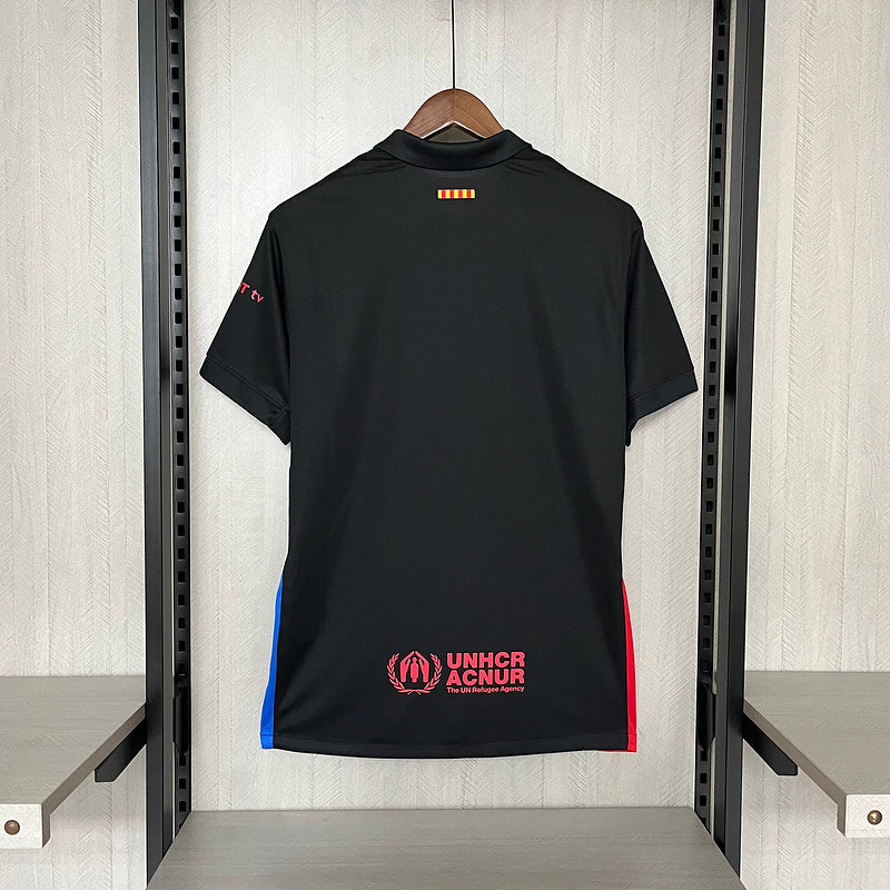 Camisa Barcelona 24/25 - Nike Preta Torcedor Masculina
