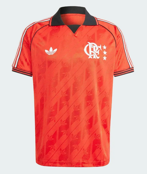 Camisa Flamengo Lifestyler 25/26 - Torcedor Masculina - Vermelha (PRONTA ENTREGA)