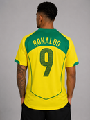 Camisa Brasil Total 90 - Nike - Retrô 2004/2005 (RONALDO + 9) (PRONTA ENTREGA)