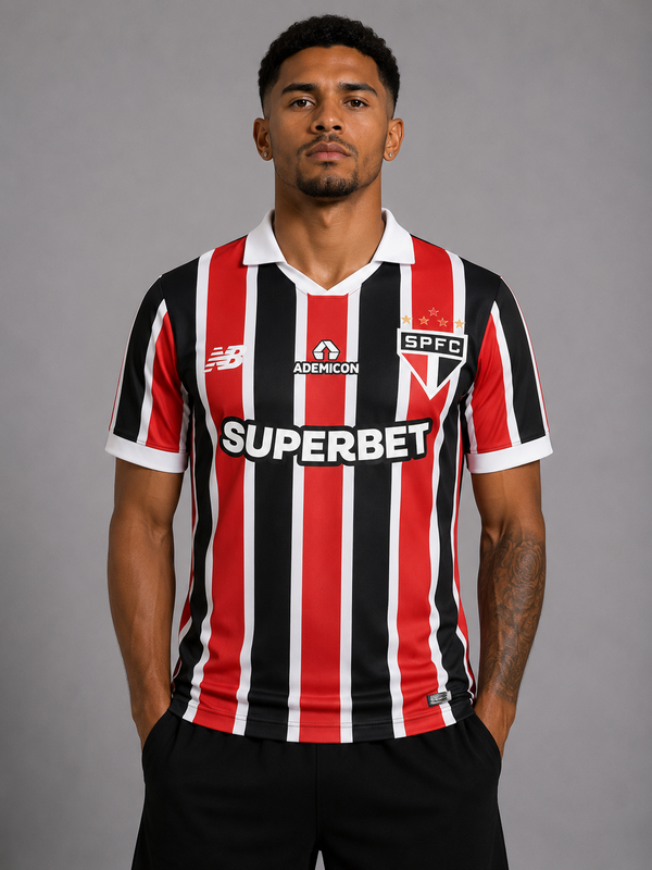 Camisa do São Paulo iI 26/27 New Balance Torcedor - Listrada (PRONTA ENTREGA)