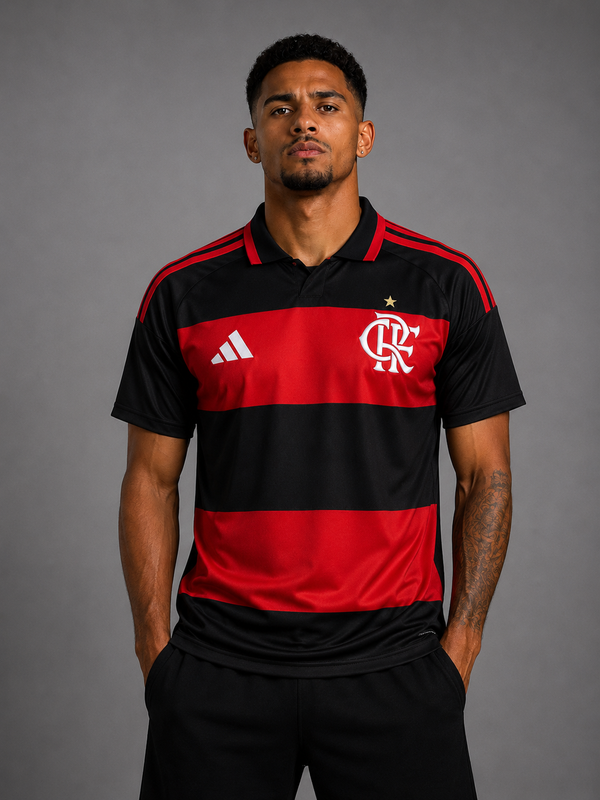 Camisa Flamengo I 26/27 Torcedor - Rubro Negra (PRONTA ENTREGA)