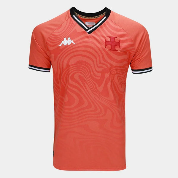 Camisa Vasco 25/26 s/n Goleiro Kombat Kappa Masculino - Laranja
