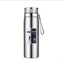 Garrafa 1000ml Inox Térmica Com Infusor Prata