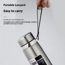 Garrafa 1000ml Inox Térmica Com Infusor Prata