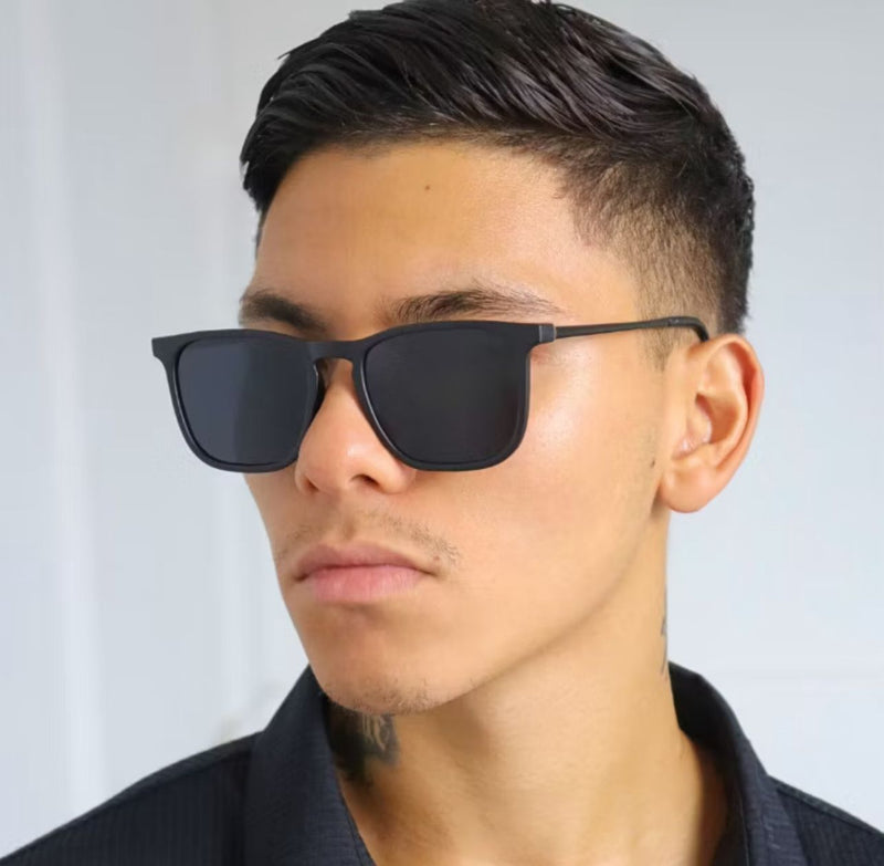 Óculos de Sol Madrid Quadrado Premium Clássico Vintage Retrô