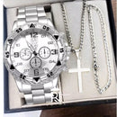 Relógio Masculino a Prova D' Agua + Corrente