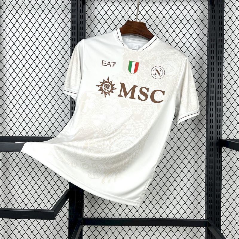 Camisa Napoli 25/26 - Masculina Branca Torcedor