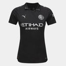 Camisa Manchester City Away 25/26 s/n Torcedor Puma Feminina - Preto